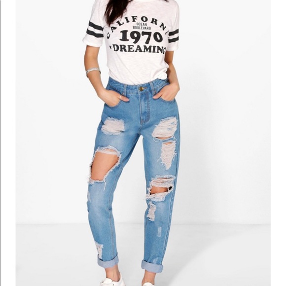 High waisted mom jeans - Picture 2 of 2